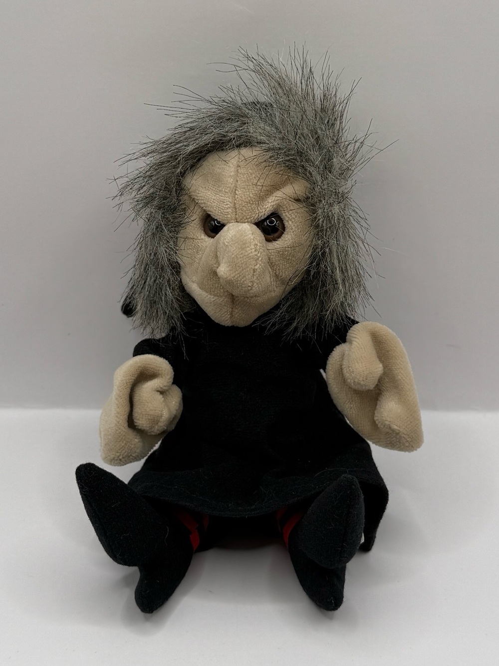 Folktails by Folkmanis Witch Plush Soft Doll Figure Halloween Decor